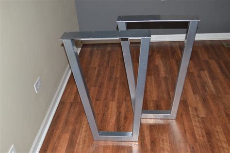 metal box table legs|galvanized steel table legs.